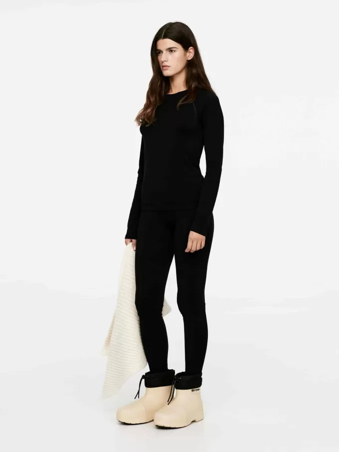 Nahtloses Oberteil aus Wollmischung Nahtloses Oberteil aus Wollmischung