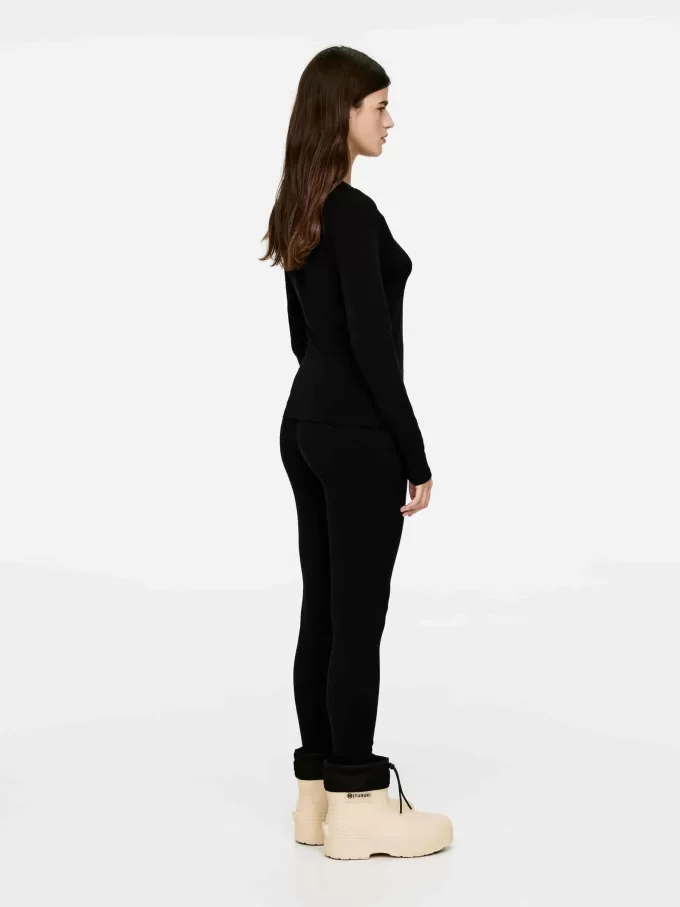 Nahtloses Oberteil aus Wollmischung Nahtloses Oberteil aus Wollmischung