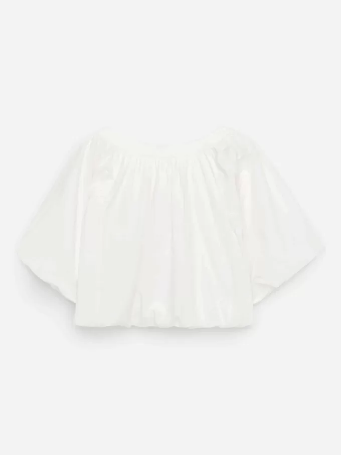 Oberteil mit Ballonsaum Oberteil mit Ballonsaum