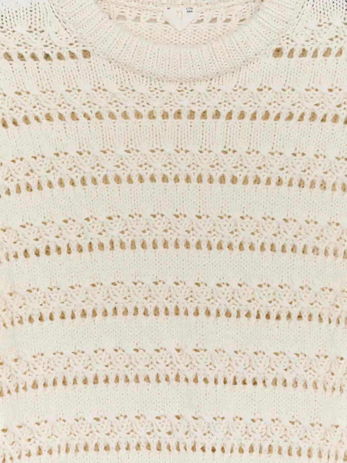 Offen gestricktes Oberteil Offen gestricktes Oberteil