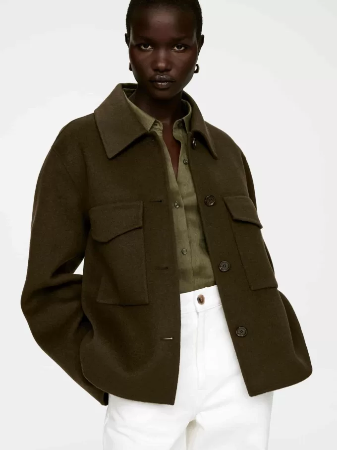 Overshirt aus Doubleface-Wolle Overshirt aus Doubleface-Wolle