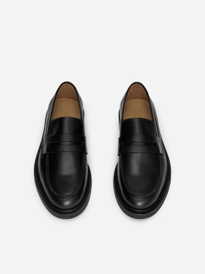 Penny-Loafer aus Leder Penny-Loafer aus Leder