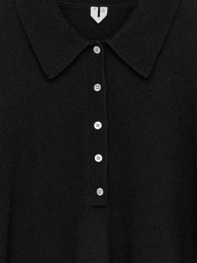 Polopullover aus Wolle Polopullover aus Wolle