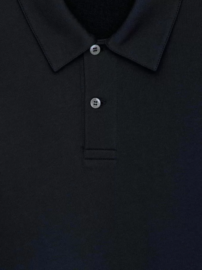 Poloshirt aus Baumwoll-Lyocell Poloshirt aus Baumwoll-Lyocell