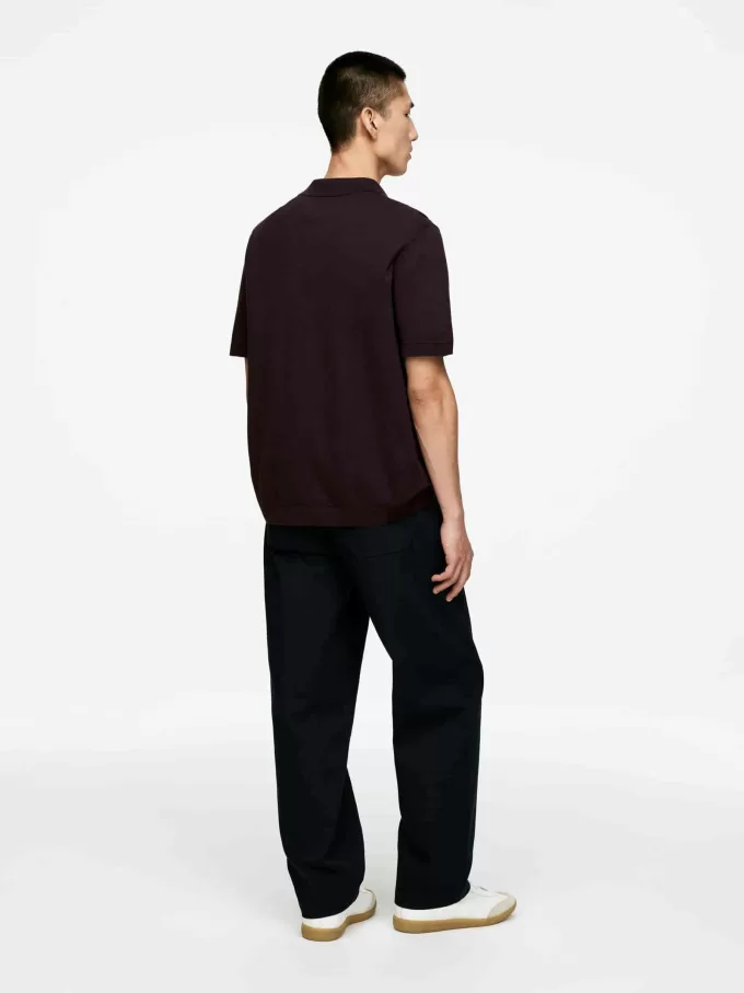 Poloshirt aus Baumwollleinen Poloshirt aus Baumwollleinen