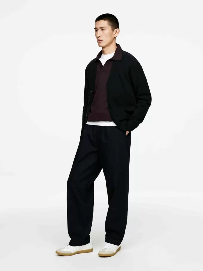 Poloshirt aus Baumwollleinen Poloshirt aus Baumwollleinen