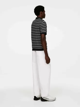 Poloshirt aus Baumwollleinen