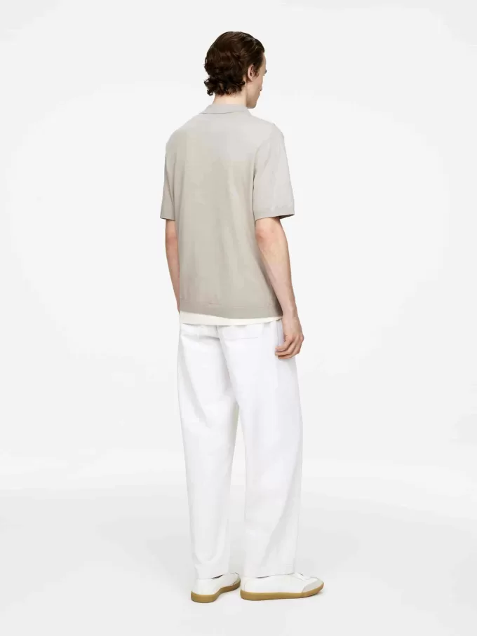 Poloshirt aus Baumwollleinen Poloshirt aus Baumwollleinen