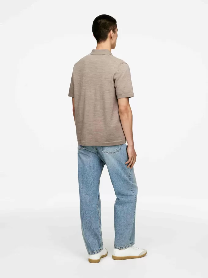 Poloshirt aus Wolle Poloshirt aus Wolle