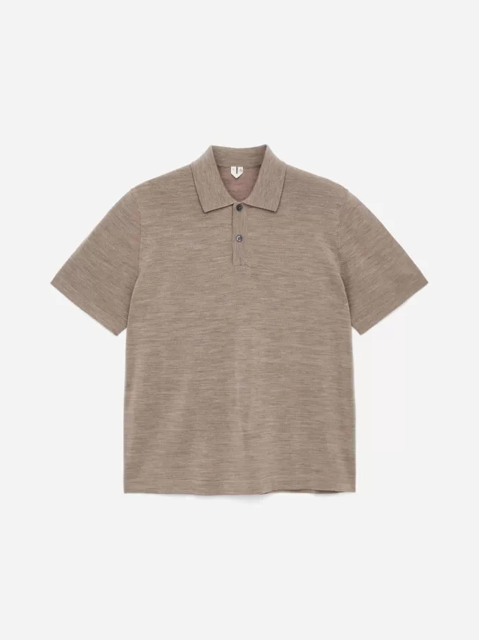 Poloshirt aus Wolle Poloshirt aus Wolle
