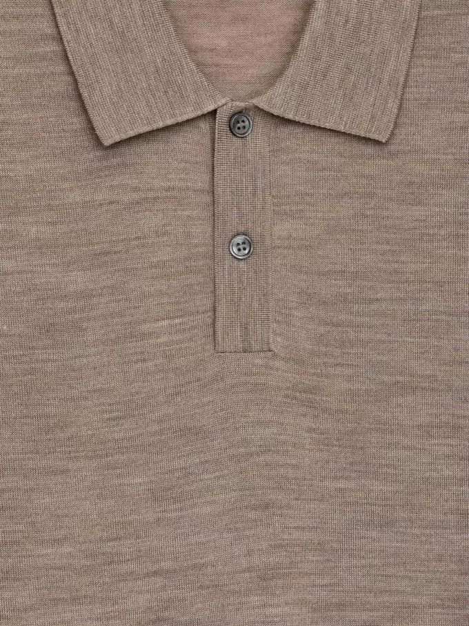 Poloshirt aus Wolle Poloshirt aus Wolle