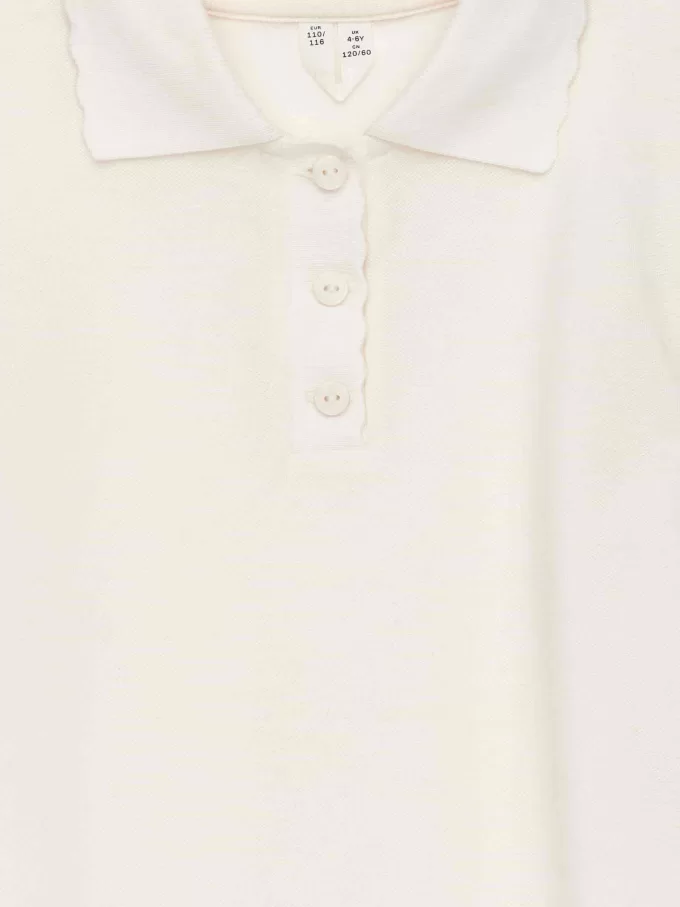 Poloshirt mit Muschelkante Poloshirt mit Muschelkante