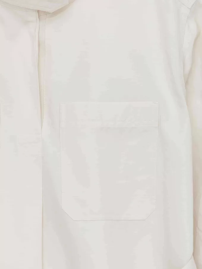 Pop-Over-Hemd aus Leinenmischung Pop-Over-Hemd aus Leinenmischung