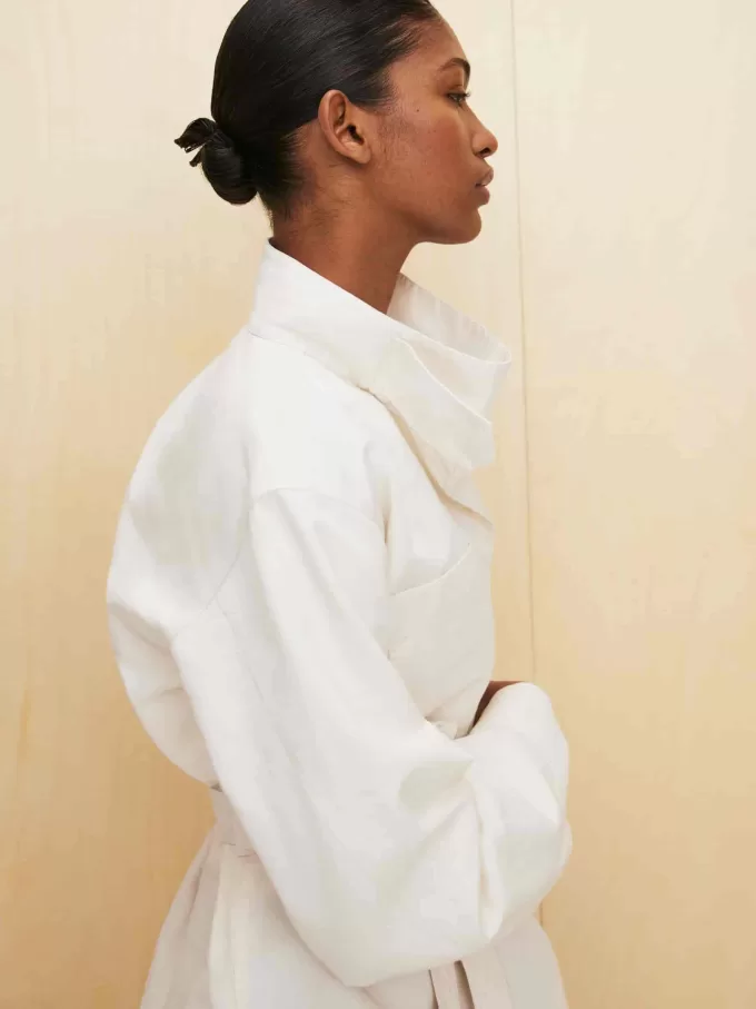 Pop-Over-Hemd aus Leinenmischung Pop-Over-Hemd aus Leinenmischung