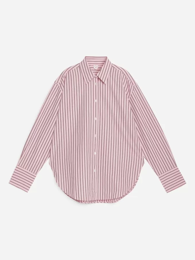 Popeline-Hemd mit entspannter Passform Popeline-Hemd mit entspannter Passform