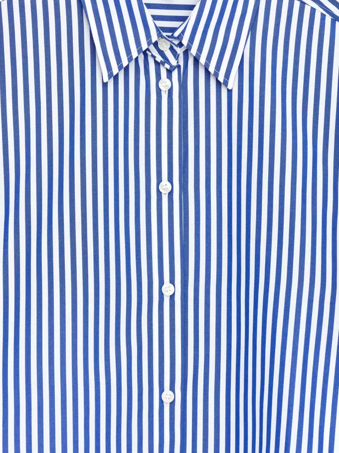 Popeline-Hemd mit entspannter Passform Popeline-Hemd mit entspannter Passform