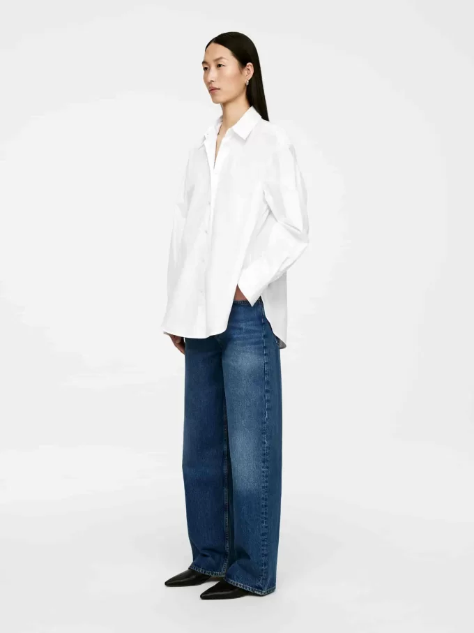 Popeline-Hemd mit entspannter Passform Popeline-Hemd mit entspannter Passform