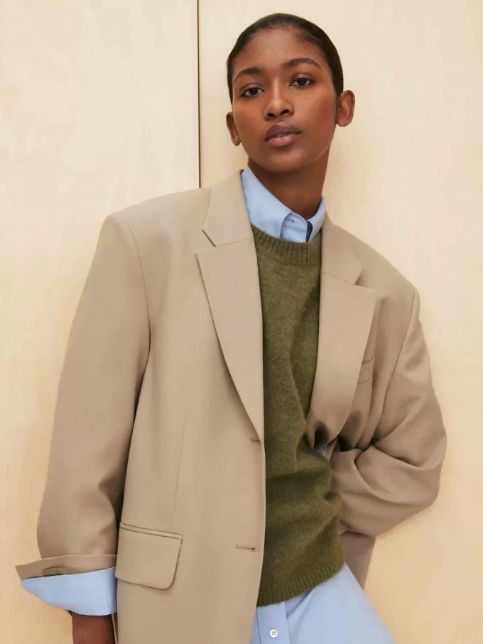 Pullover aus Alpaka-Woll-Mischung Pullover aus Alpaka-Woll-Mischung