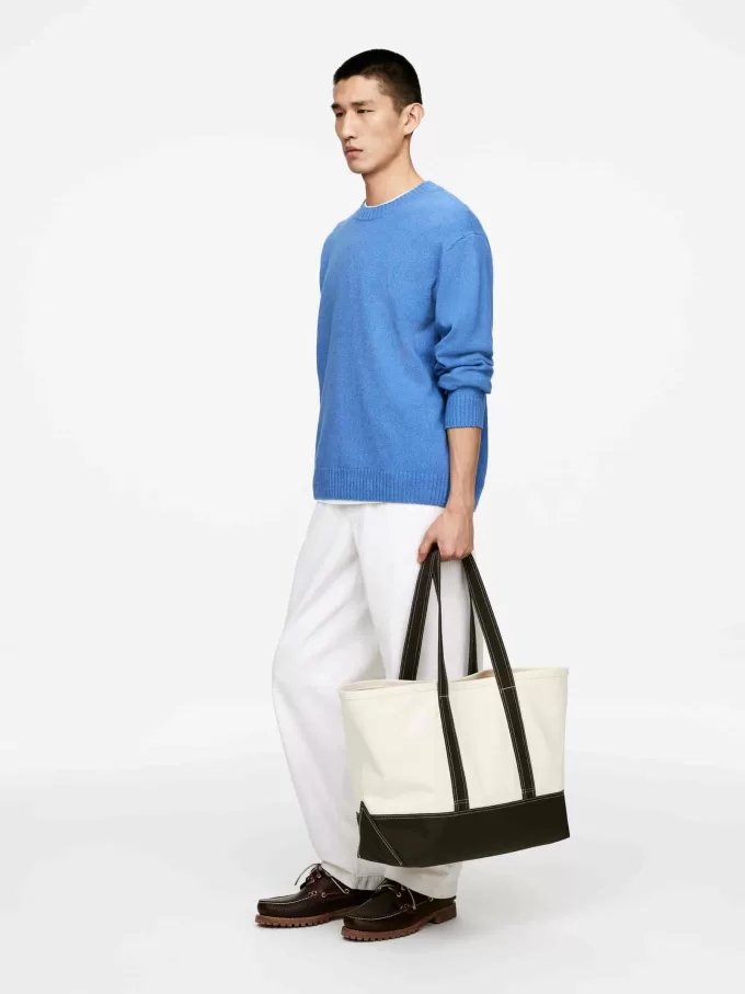 Pullover aus Leinen und Seide