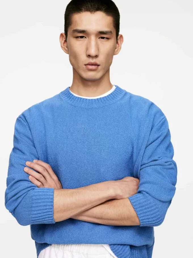 Pullover aus Leinen und Seide