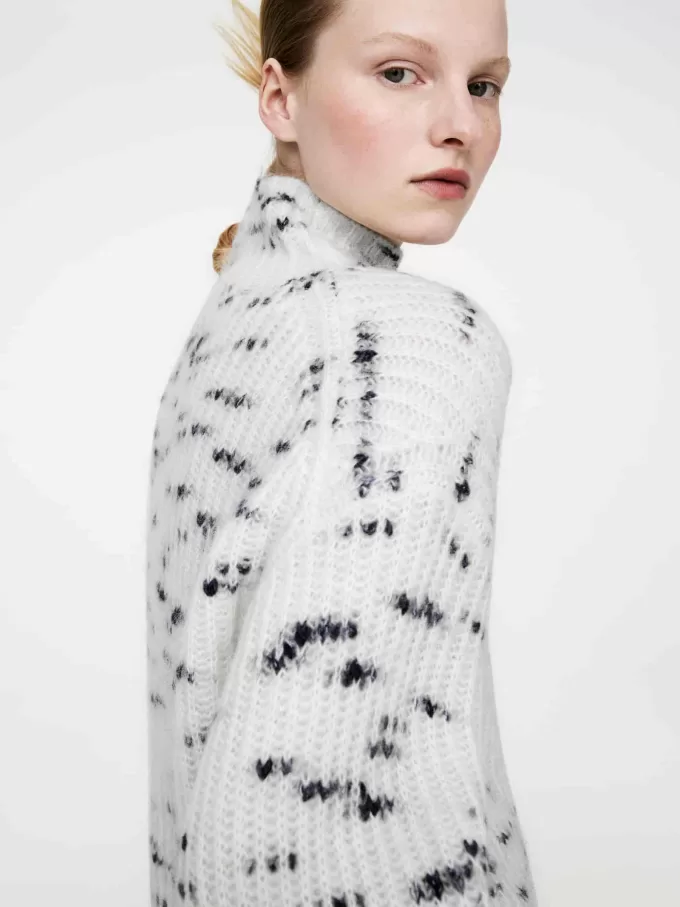 Pullover aus Mohair-Woll-Mischung