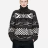 Pullover aus Woll-Alpaka-Jacquard Pullover aus Woll-Alpaka-Jacquard