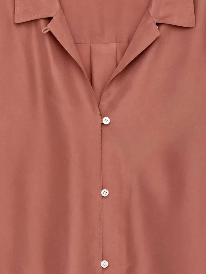 Pyjama-Hemd aus Seide