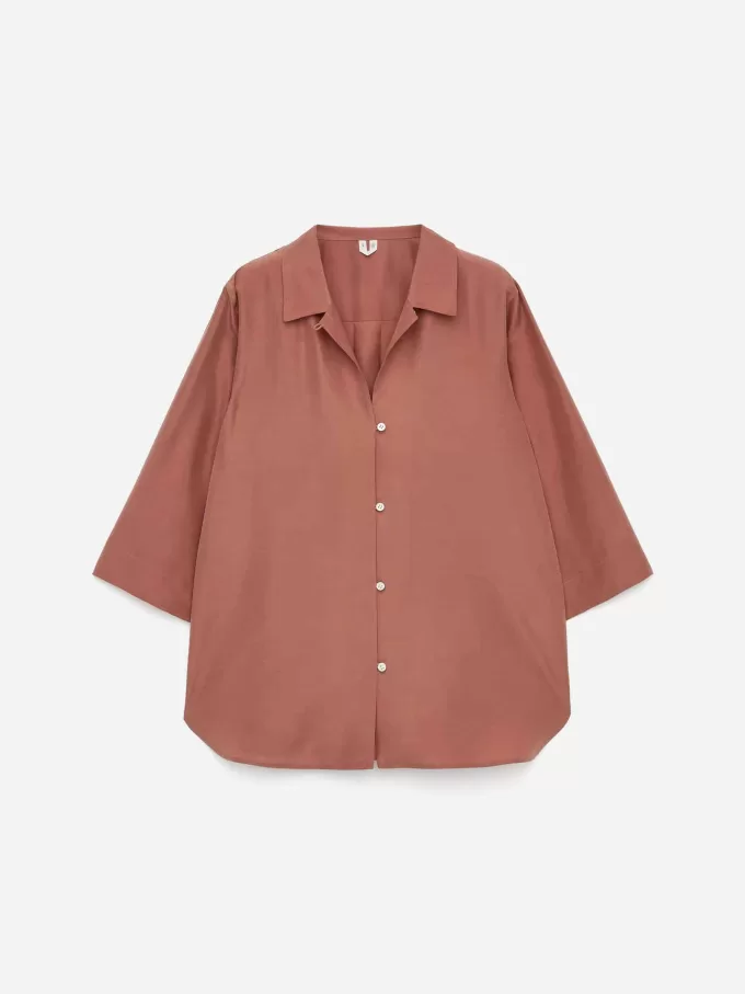 Pyjama-Hemd aus Seide