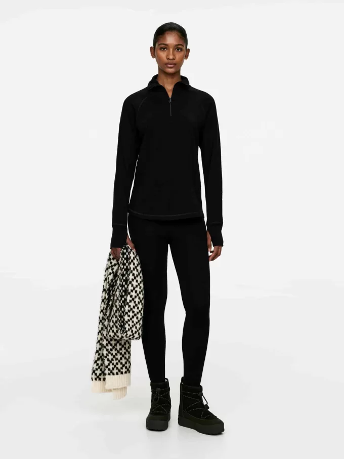 Ripp-Leggings aus Merinomischung Ripp-Leggings aus Merinomischung