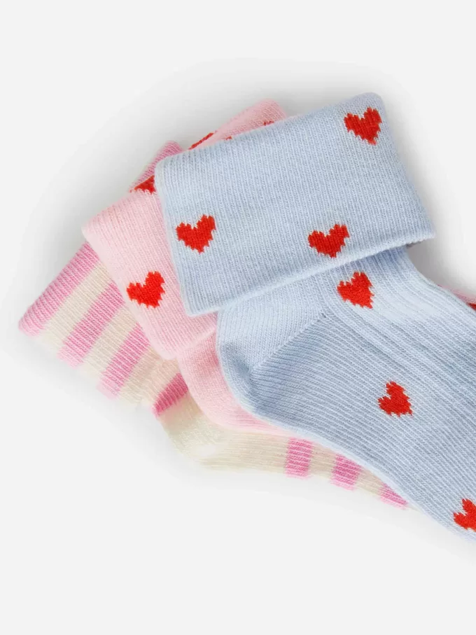 Rippsocken-Set mit 3 Paaren Rippsocken-Set mit 3 Paaren