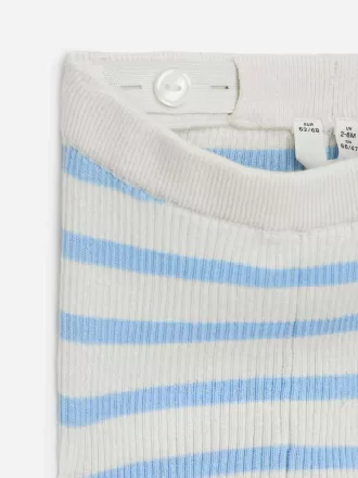 Rippstrick-Leggings für Neugeborene