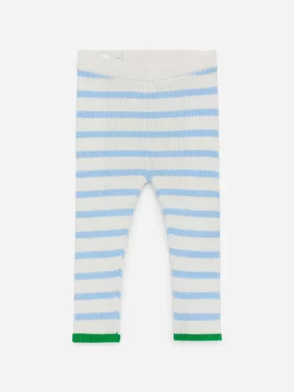 Rippstrick-Leggings für Neugeborene