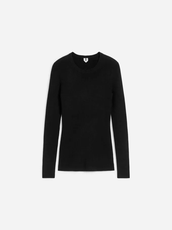 Rippstrick-Merinooberteil Rippstrick-Merinooberteil