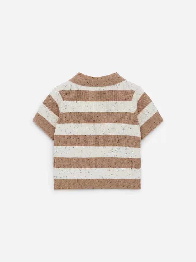 Rippstrick-Poloshirt Rippstrick-Poloshirt