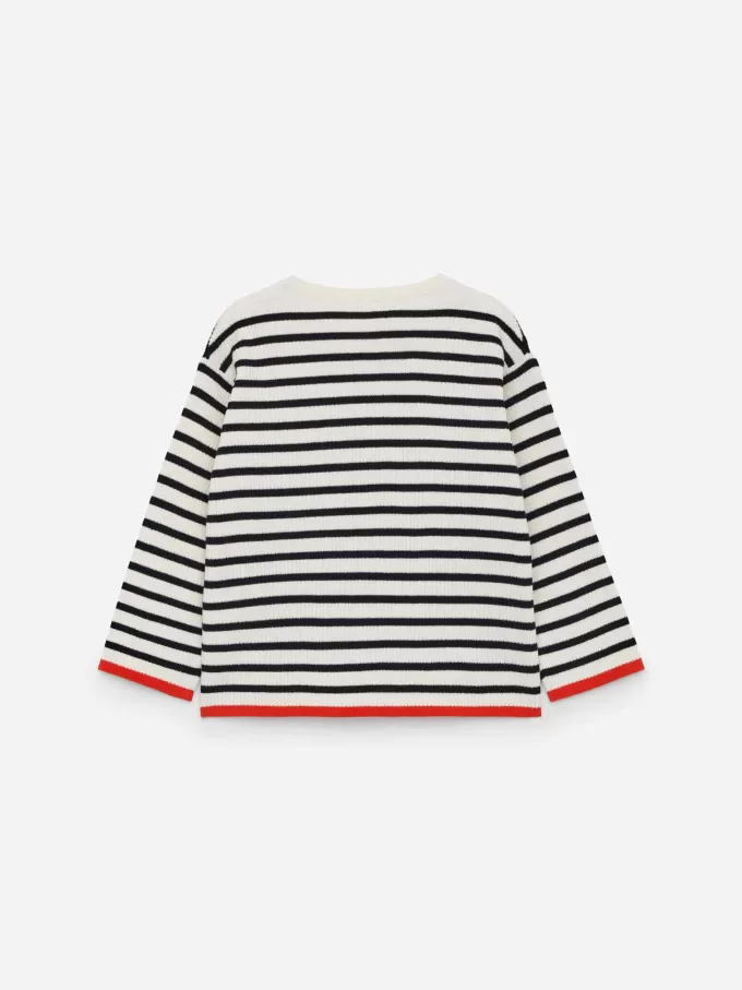 Rippstrickpullover aus Baumwolle Rippstrickpullover aus Baumwolle