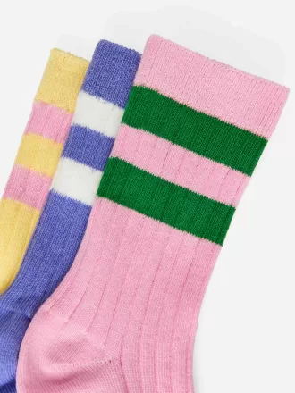 Rippstricksocken im 3er-Set