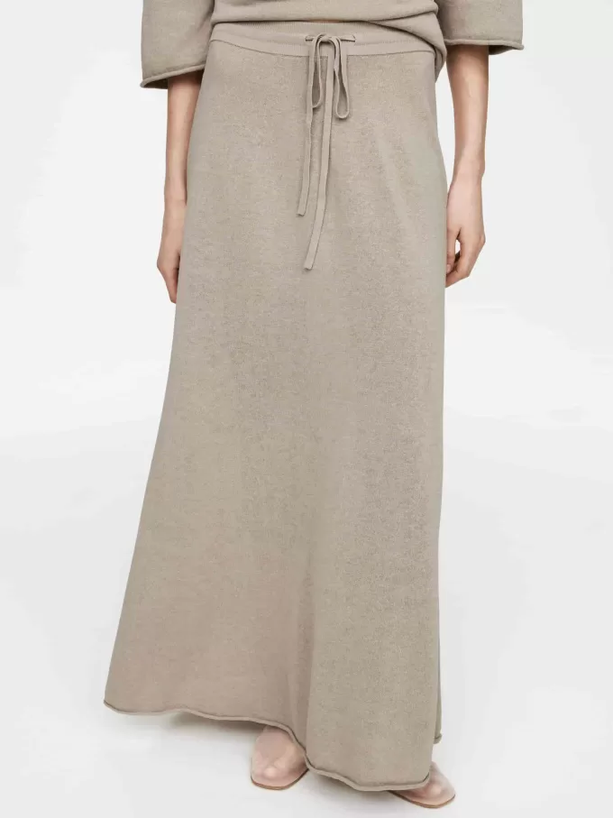 Rock aus Leinen-Baumwoll-Mischung Rock aus Leinen-Baumwoll-Mischung