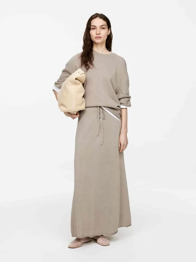 Rock aus Leinen-Baumwoll-Mischung Rock aus Leinen-Baumwoll-Mischung