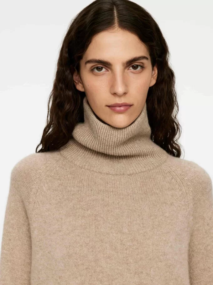 Rollkragenpullover aus Kaschmirwolle