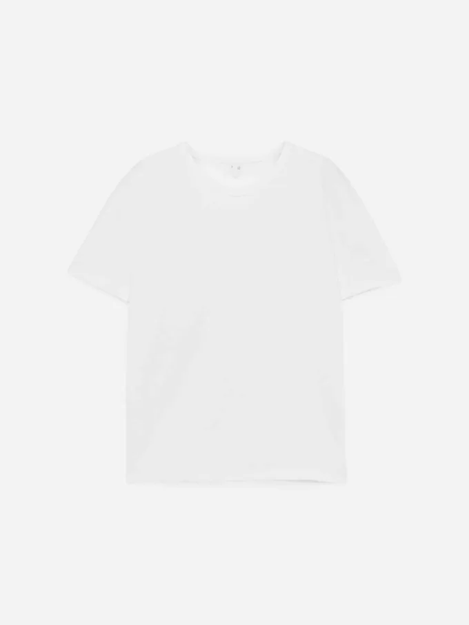 Schmales Ripp-T-Shirt Schmales Ripp-T-Shirt
