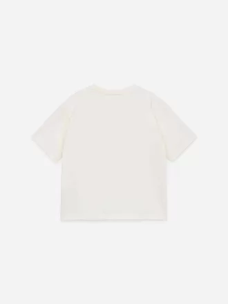 Schweres T-Shirt mit Print