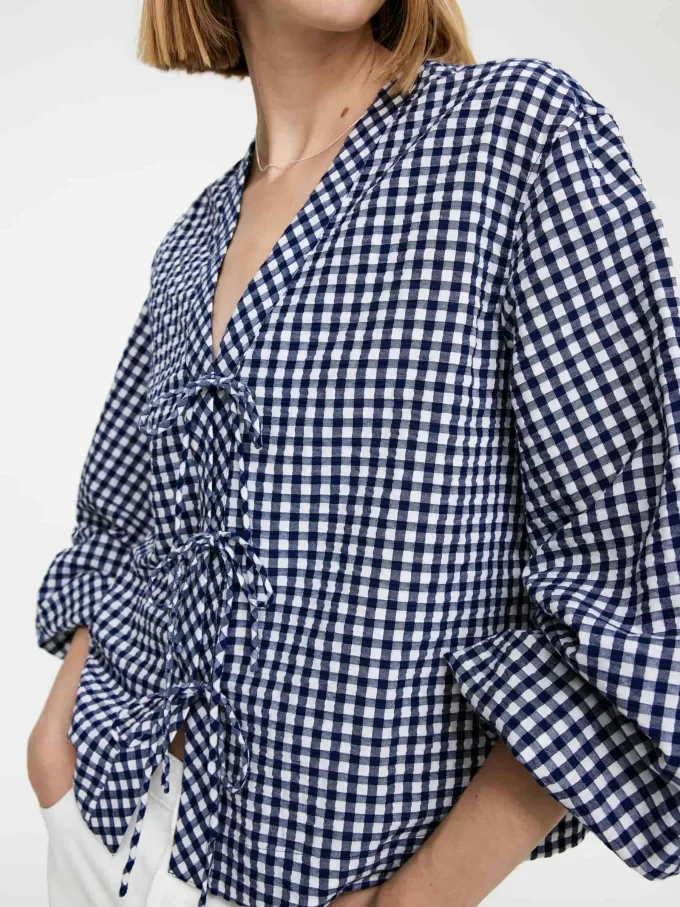 Seersucker-Bluse Seersucker-Bluse