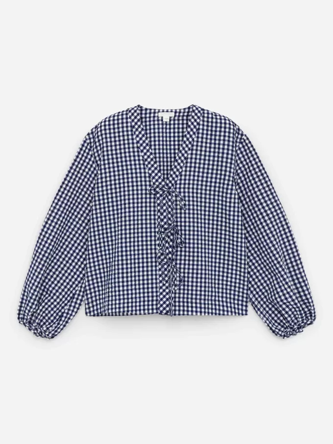 Seersucker-Bluse Seersucker-Bluse