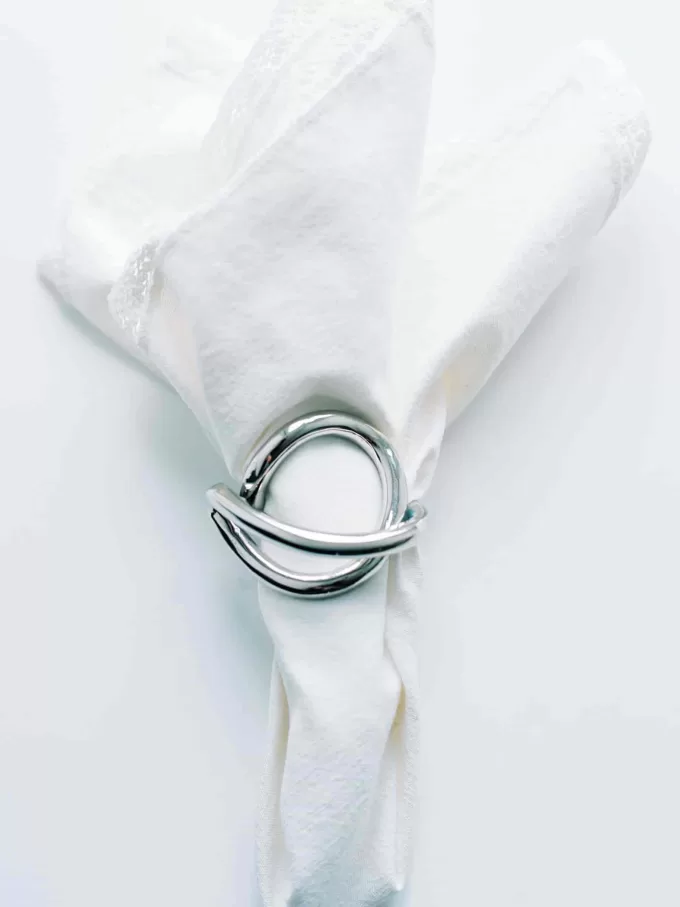 Servietten mit Spitzenkante, 2er-Set Servietten mit Spitzenkante, 2er-Set