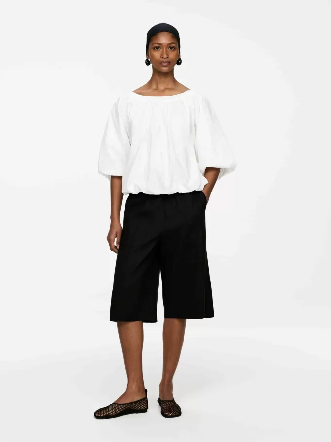 Shorts aus Leinenmischung Shorts aus Leinenmischung