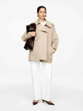 Slingback-Pumps aus Leder