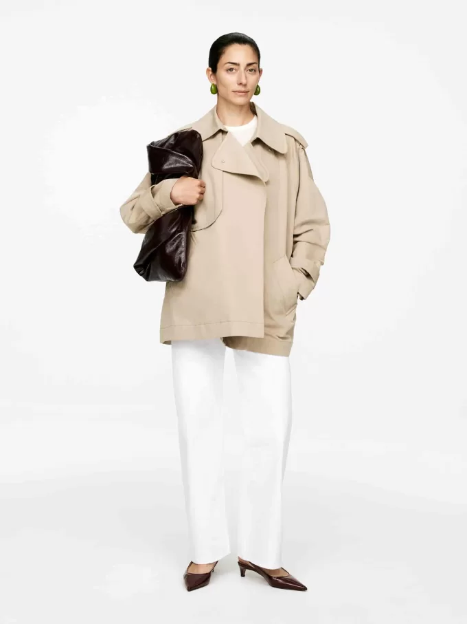 Slingback-Pumps aus Leder Slingback-Pumps aus Leder