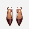 Slingback-Pumps aus Leder Slingback-Pumps aus Leder