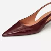 Slingback-Pumps aus Leder Slingback-Pumps aus Leder