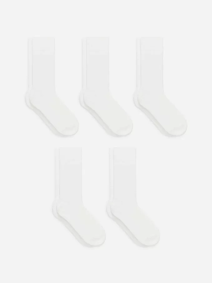 Socken aus Supima-Baumwollripp, 5 Paar Socken aus Supima-Baumwollripp, 5 Paar